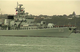 Ba tàu chiến Trung Quốc thăm New Zealand